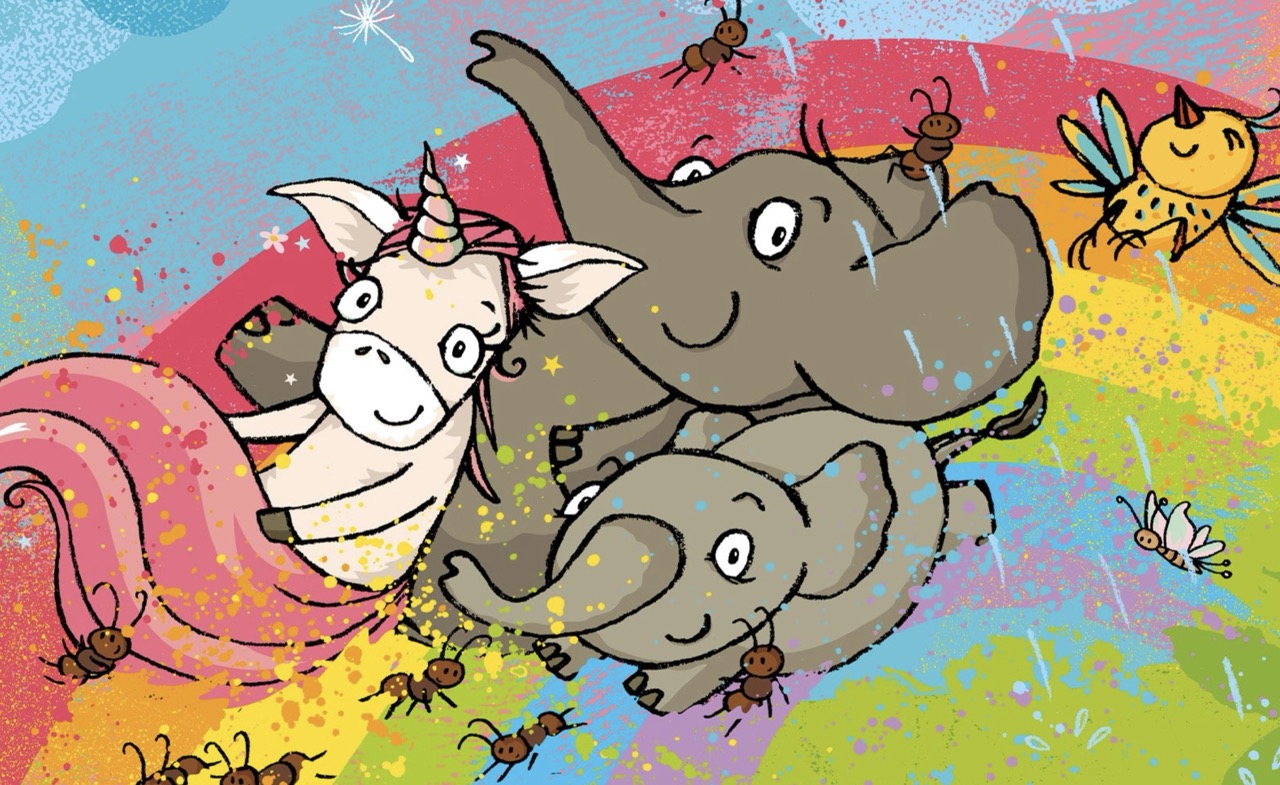 Das Einhorn sucht den Regenbogen