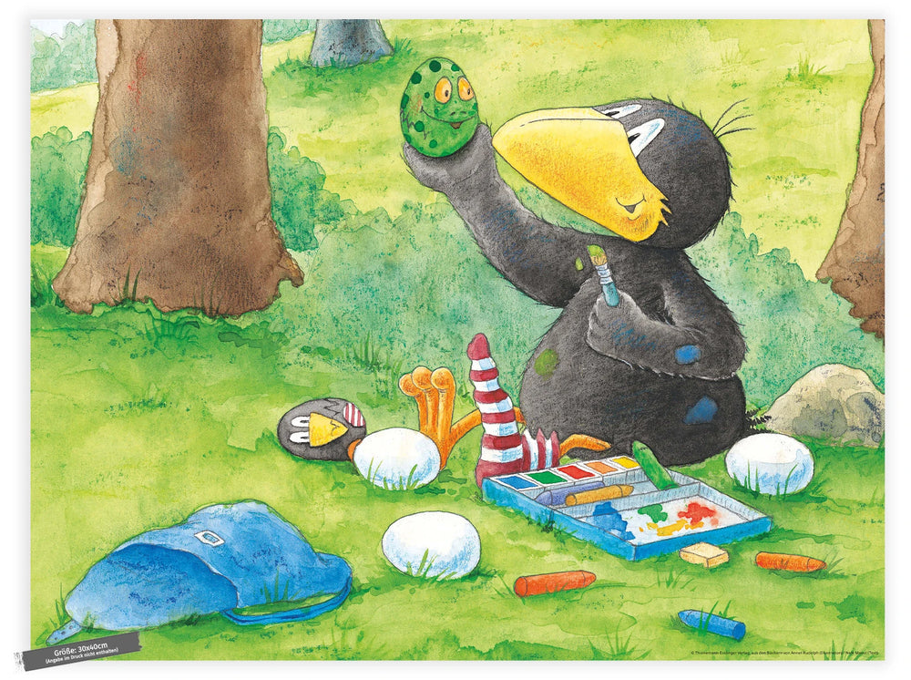 Der kleine Rabe Socke – Ostereier bemalen