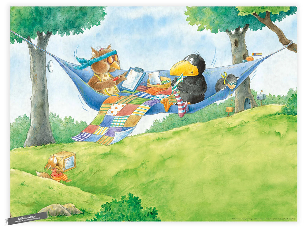 Der kleine Rabe Socke – Mit der Eule in der Hängematte