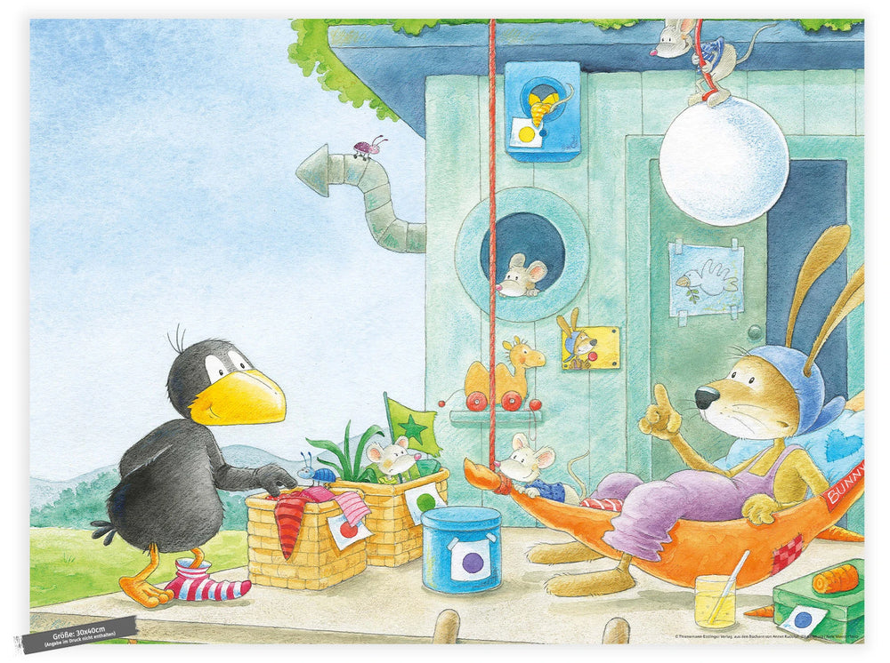 Der kleine Rabe Socke – Rabe Socke bei Hase Löffel