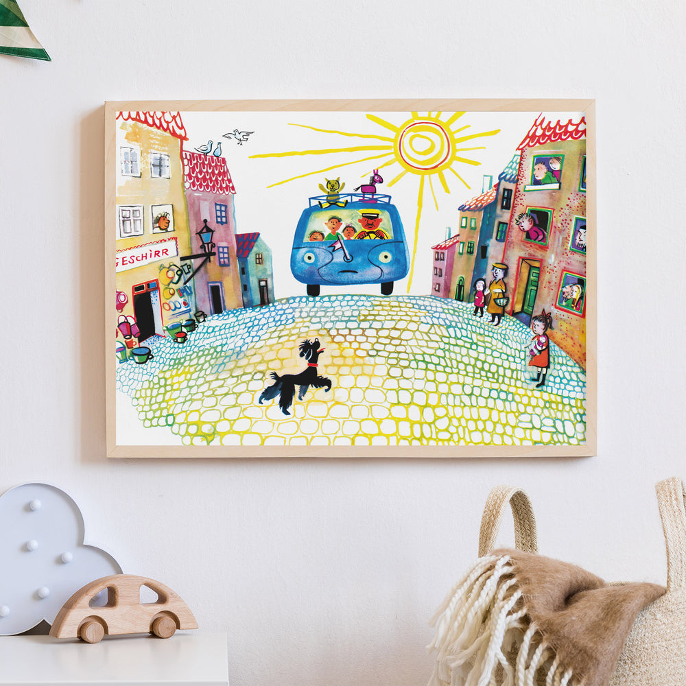 Der blaue Autobus – In der Stadt