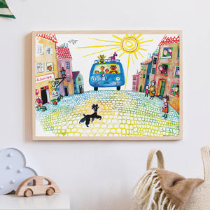 Der blaue Autobus – In der Stadt