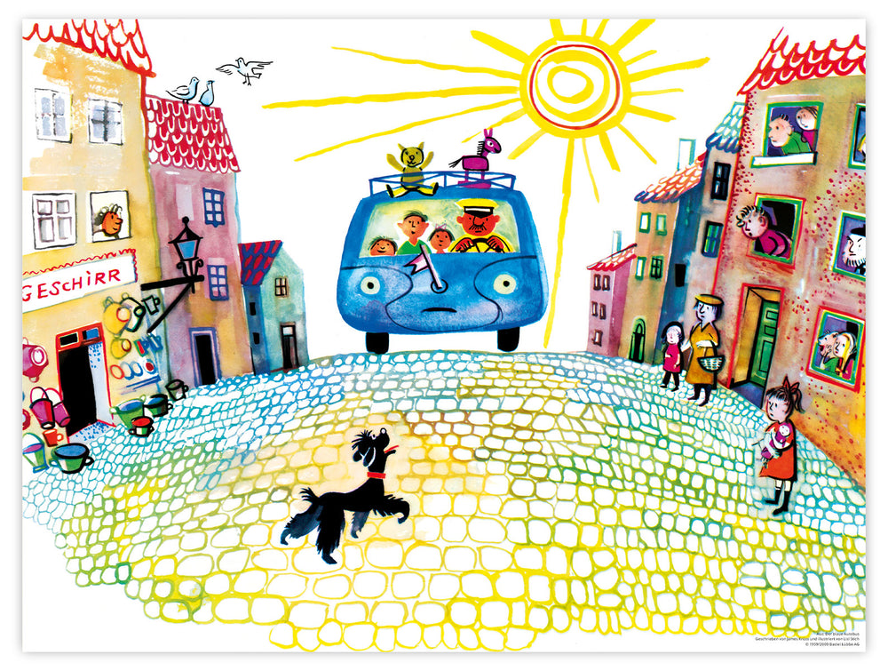 Der blaue Autobus – In der Stadt