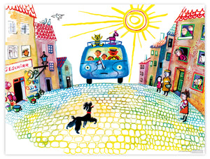 Der blaue Autobus – In der Stadt