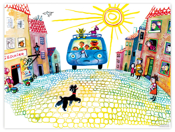 Der blaue Autobus – In der Stadt