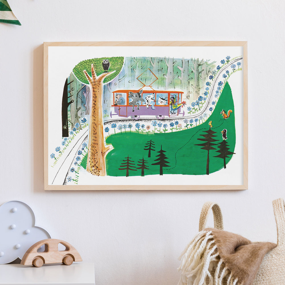 Die ganz besonders nette Straßenbahn – Fahrt durch den Wald