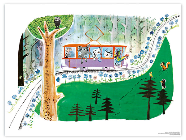 Die ganz besonders nette Straßenbahn – Fahrt durch den Wald