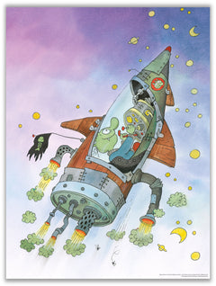 Olchi-Opa in der Rakete