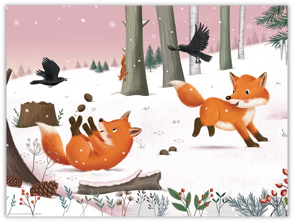 Ferdy, der kleine Fuchs – Spaß im Schnee