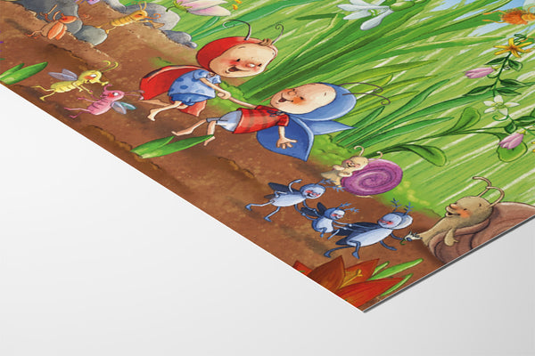 Wimmelposter: Kribbelkrabbel! Das Wiesenfest