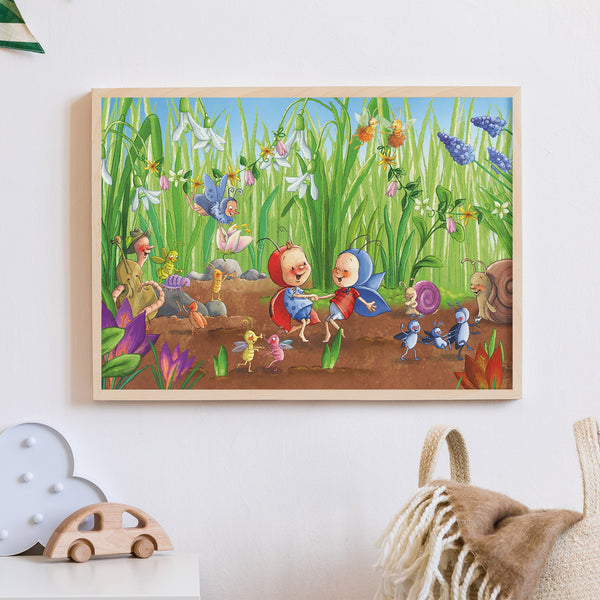 Wimmelposter: Kribbelkrabbel! Das Wiesenfest