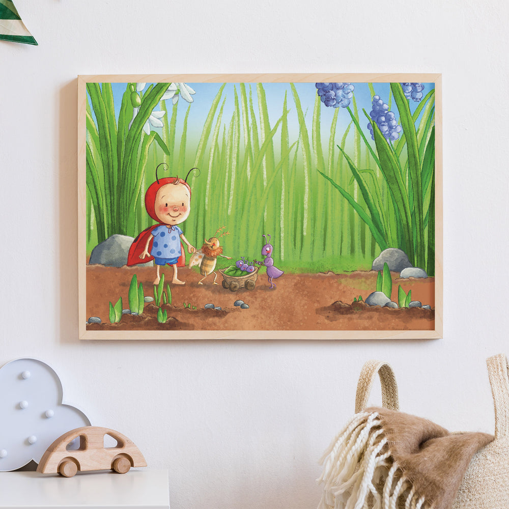 Wimmelposter: Kribbelkrabbel! In der Wiese