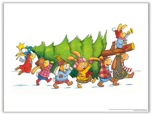 Die sieben kleinen Hasen – Weihnachten kann kommen