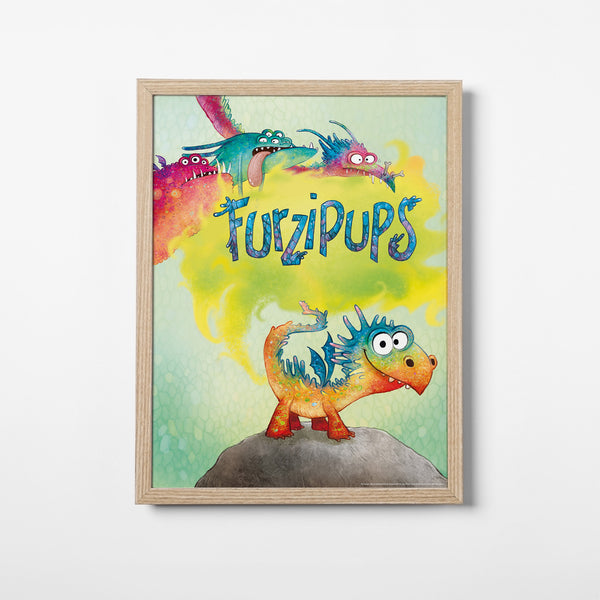 Furzipups Poster - Ich bin Furzipups! – eiche