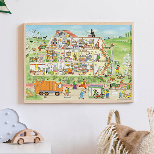 Wimmelposter: Wimmlingen – Frühling