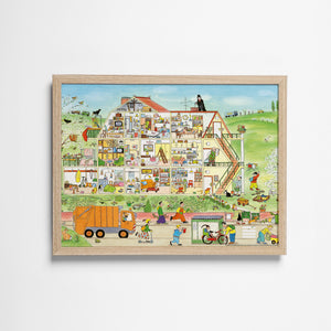 Wimmelposter: Wimmlingen – Frühling