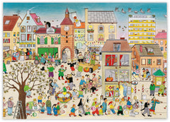 Wimmelposter: Wimmlingen – Frühling