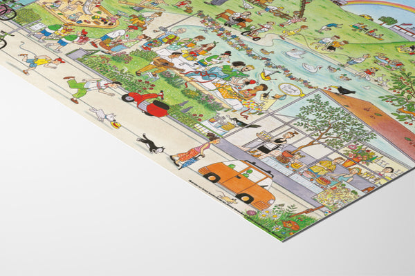 Wimmelposter: Wimmlingen – Sommer