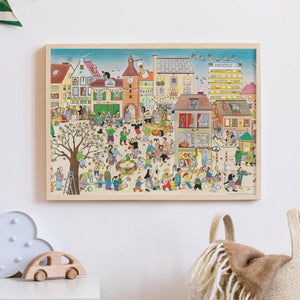 Wimmelposter: Wimmlingen – Herbst