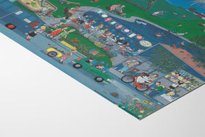 Wimmelposter: Wimmlingen – Nacht