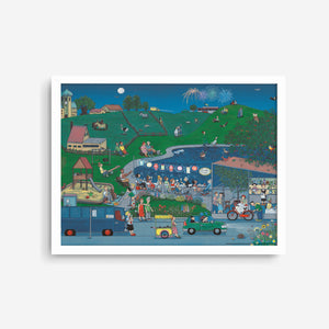 Wimmelposter: Wimmlingen – Nacht