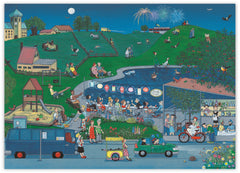 Wimmelposter: Wimmlingen – Nacht