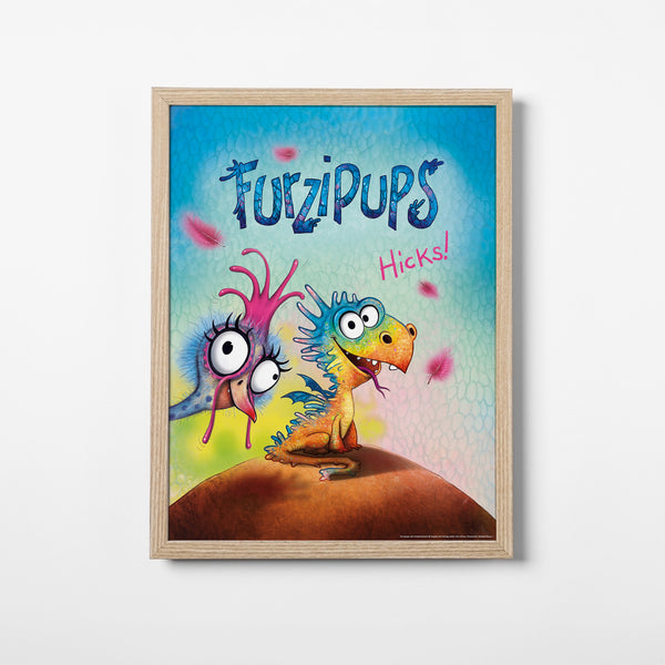 Furzipups Poster - Hicksi Huhn – eiche