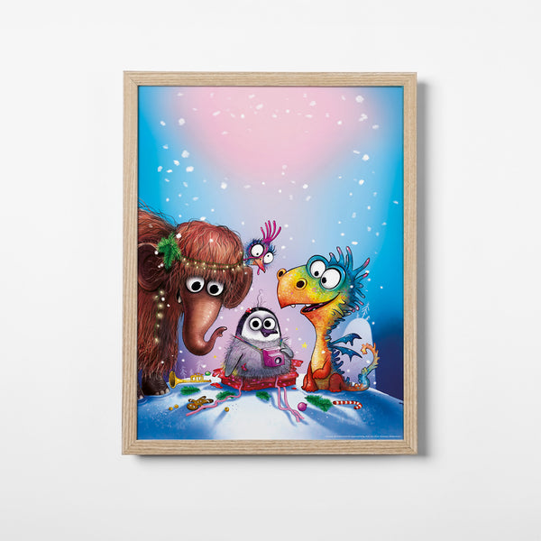 Furzipups Poster - Weihnachten – eiche