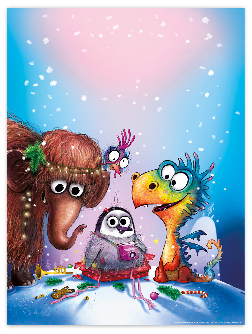 Furzipups Poster - Weihnachten – schatten