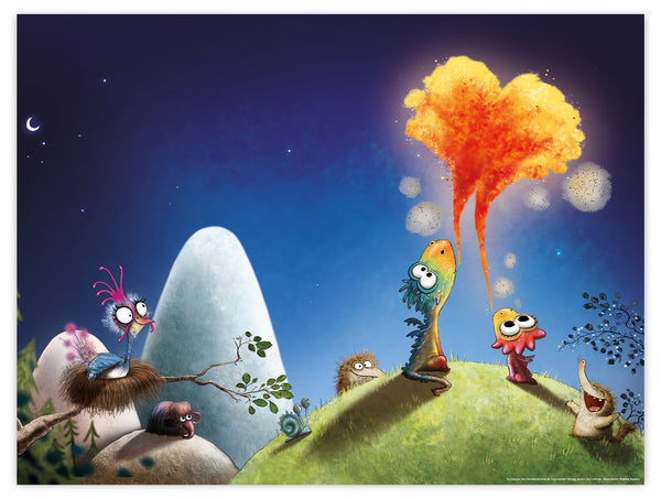 Furzipups Poster - Nacht – schatten