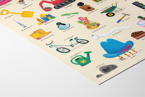 Wimmelposter: Meine ersten Sachen