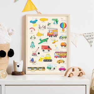 Wimmelposter: Meine ersten Fahrzeuge