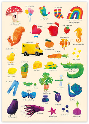 Wimmelposter: Meine ersten Farben