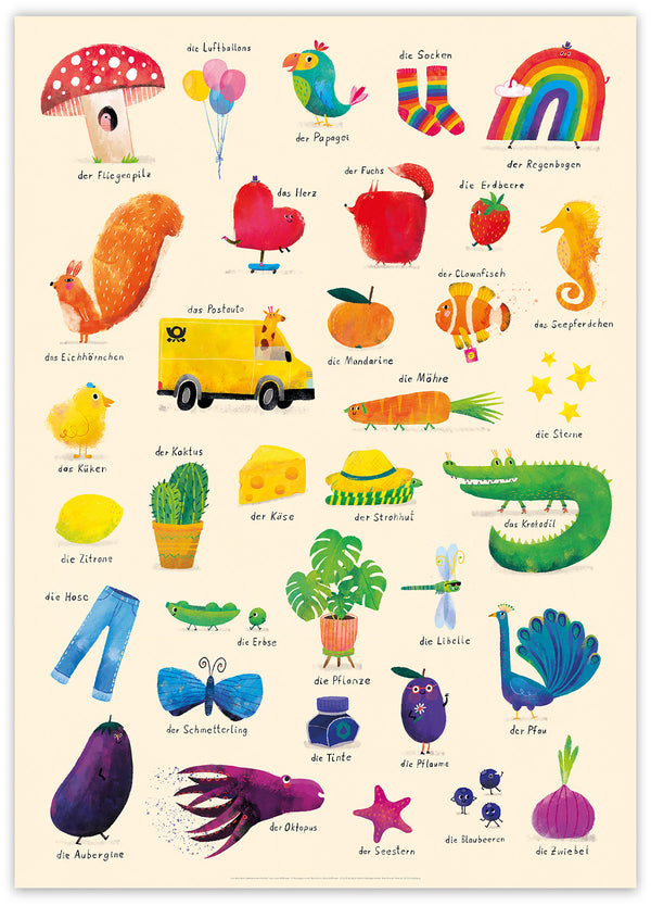 Wimmelposter: Meine ersten Farben