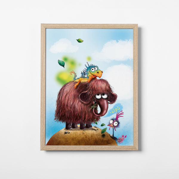 Furzipups Poster - Freunde – eiche