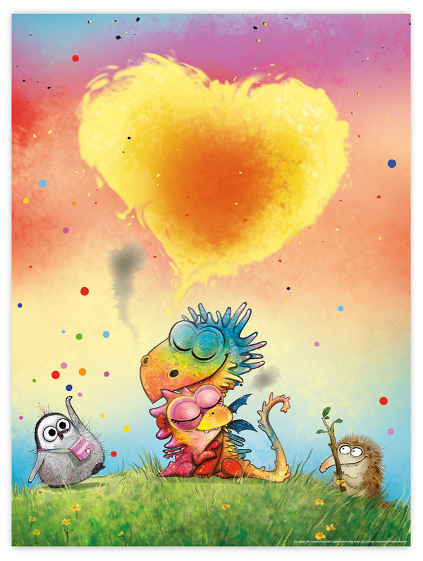 Furzipups Poster - Echte Liebe – schatten